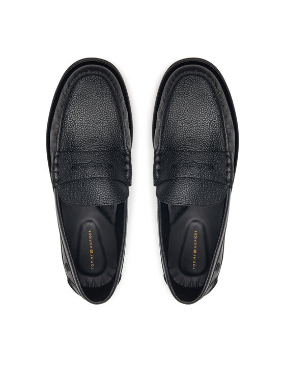Tommy Hilfiger Mokasinai Tommy Hilfiger Premium Scotch Grain Loafer FM0FM06071 Juoda