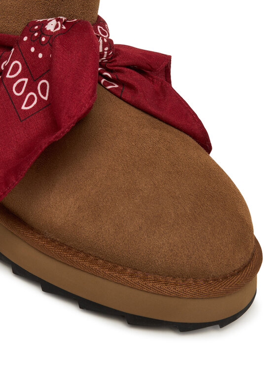 EMU Australia Μπότες Χιονιού EMU Australia Sharky Mini Bandana W13199 Καφέ