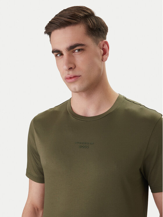 BOSS BOSS Camiseta PS Spirit70 Car 50561856 Verde Regular Fit