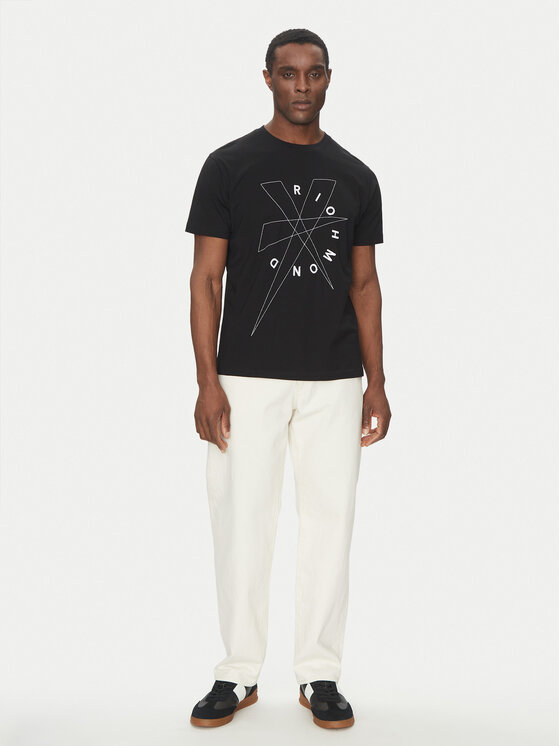 Richmond X Richmond X Póló UMP25020TS Fekete Regular Fit