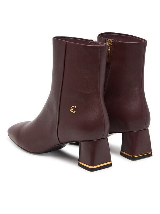 Coccinelle Μποτάκια Coccinelle C-Everday Smo E4 U1L 11 01 01 Μπορντό