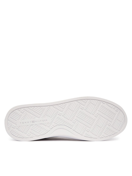 Tommy Hilfiger Superge Tommy Hilfiger Th Chic Cupsole FW0FW09106 Écru