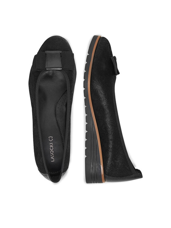 Lasocki Baleríny Lasocki CEO-RST-TOMBA-29 Čierna