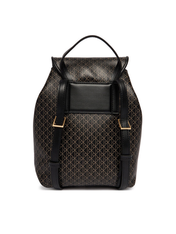 Calvin Klein Plecak Calvin Klein Emblem Aop Mini Backpack LV04F3507G Czarny