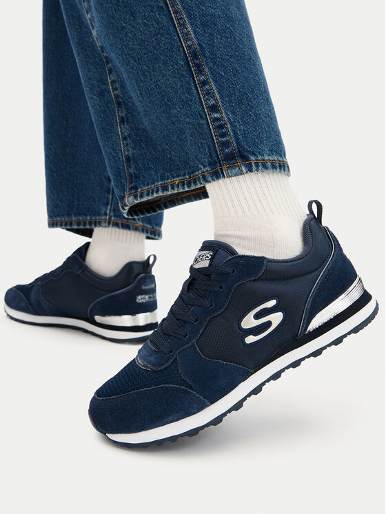 Skechers Tenisice Skechers Goldn Gurl 111/NVY Tamnoplava