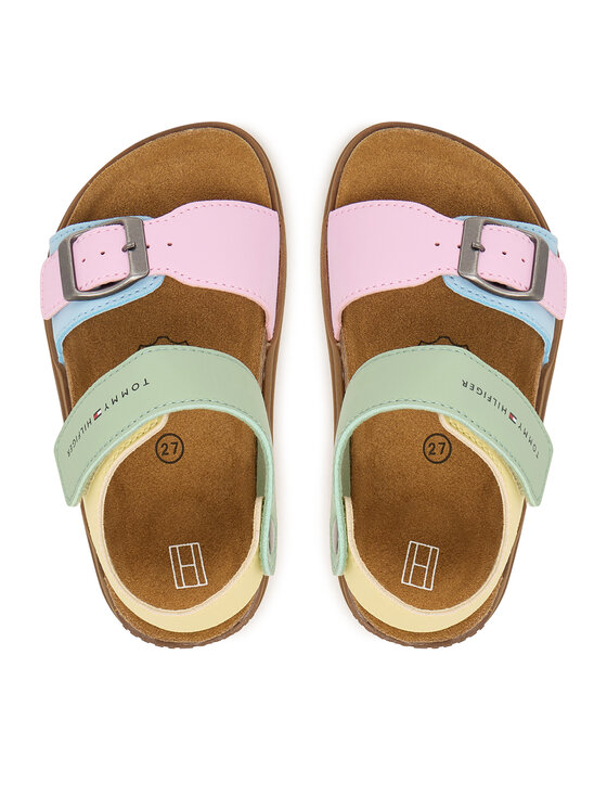 Tommy Hilfiger Sandali Tommy Hilfiger T3A2-34307-0326 M Pisana