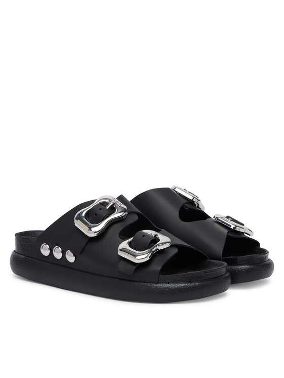 Scholl Шльопанці Scholl Flora 2 F00700 Чорний