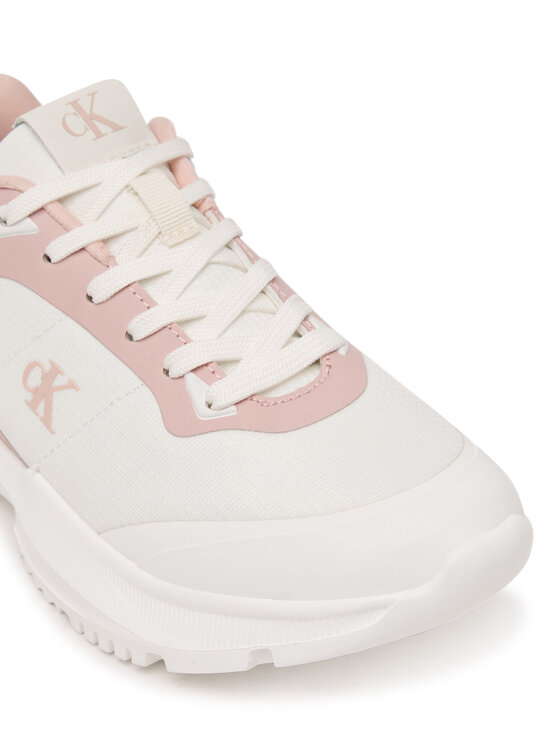 Calvin Klein Snīkeri Calvin Klein Low Cut Lace-Up V3A9-83233-1844 D Balts