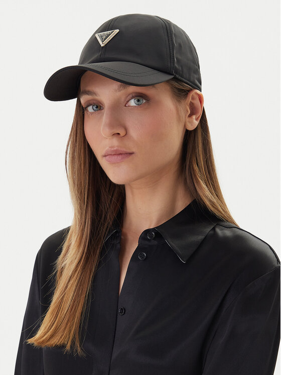 Guess Czapka z daszkiem Guess AW5396 POL01 Czarny