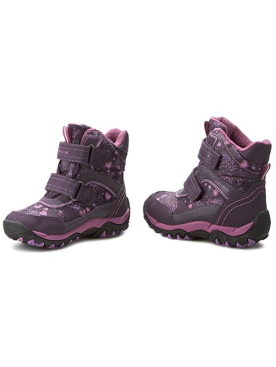Geox Sněhule Geox J Alaska G. Abx J J5406J 0MN50 C8267 Fialová