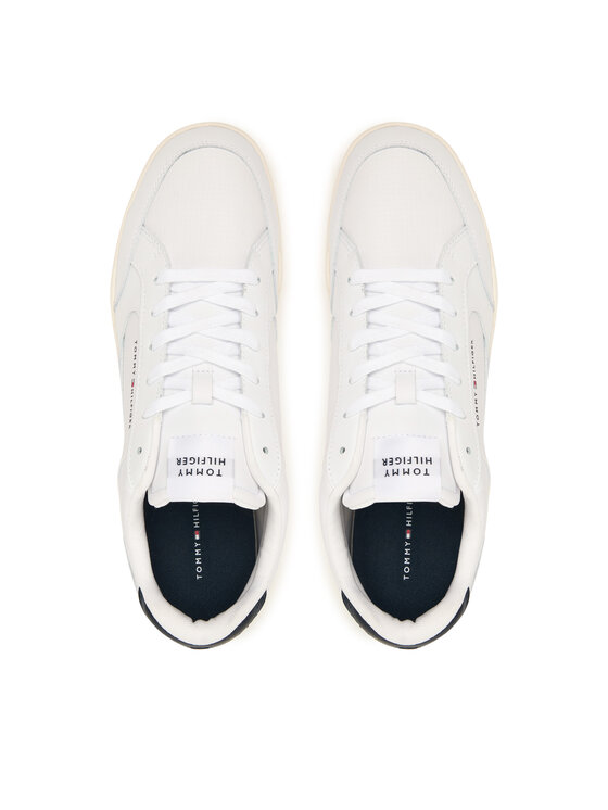 Tommy Hilfiger Tenisice Tommy Hilfiger Lo Pro Cupsole Perf Leather FM0FM05944 Bijela