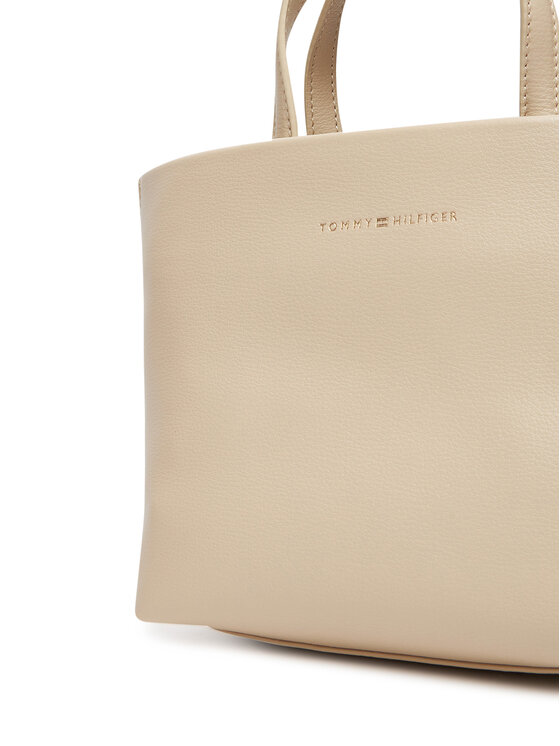 Tommy Hilfiger Soma Tommy Hilfiger Th Logotape Mini Tote AW0AW17694 Bēšs