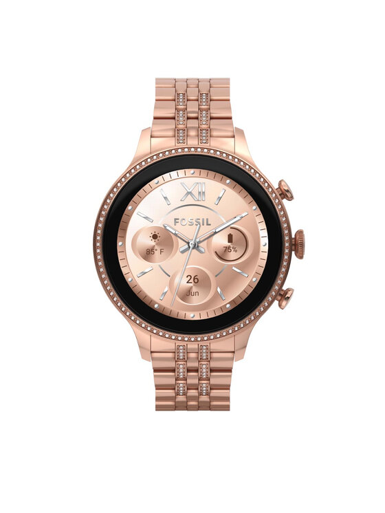 Fossil Smart hodinky Fossil Gen 6 FTW6077 Zlatá