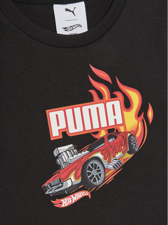 Puma Puma Футболка Hot Wheels 630069 Чорний Regular Fit