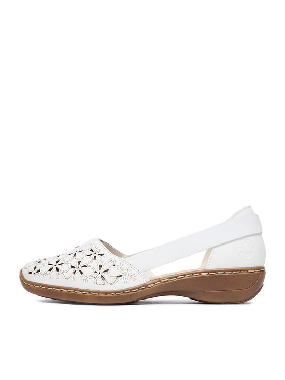 Rieker Pantofi Rieker CEO-41356-80 Alb