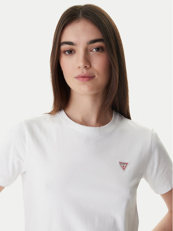 Guess Jeans Guess Jeans Футболка W4YI10 J1314 Білий Regular Fit