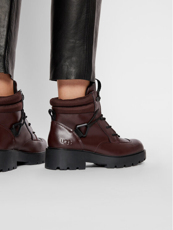 Ugg Botines planos Ugg W Tioga Hiker 1116487 Guinda/burdeos