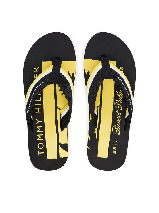 Tommy Hilfiger Chancletas Tommy Hilfiger Patch Hilfiger Beach Sandal FM0FM05903 Negro