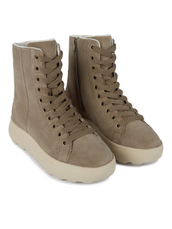 Geox Kotníková obuv Geox D Spherica Ec4.1 D36TCD 00020 C6029 Hnědá