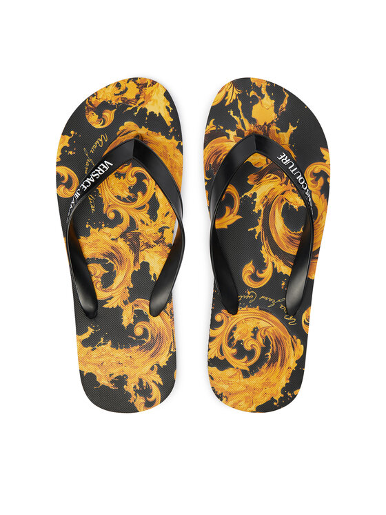 Versace Jeans Couture В'єтнамки Versace Jeans Couture 80YA3SQ7 ZSS80 Чорний