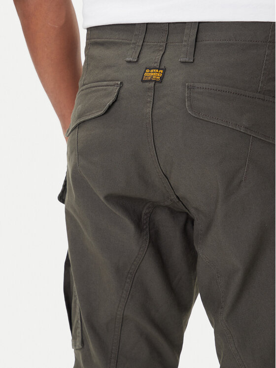 G-STAR G-Star Raw Hlače Zip Pocket 3D D24307-E172 Zelena Skinny Fit