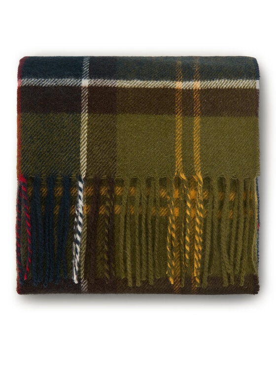 Barbour Зимен шал Barbour Yaxley USC0324TN11 Зелен