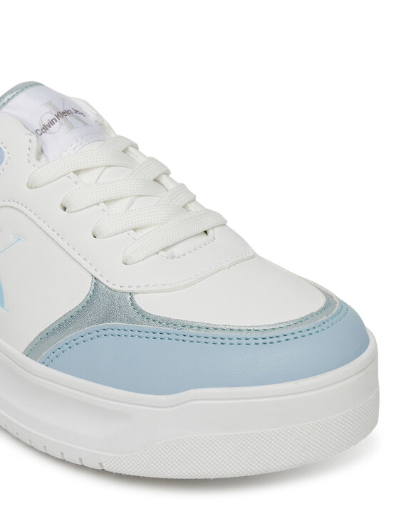 Calvin Klein Jeans Snīkeri Calvin Klein Jeans Low Cut Lace-Up V3A9-82020-1355 Balts