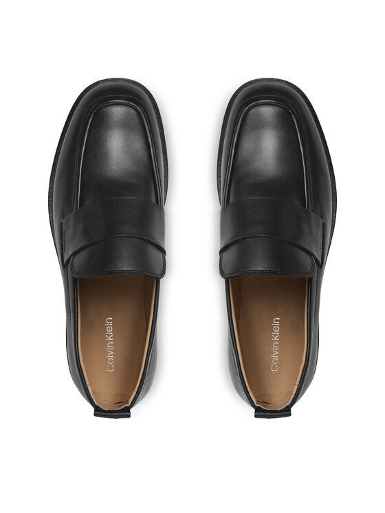 Calvin Klein Lordsy Calvin Klein SQ RUBBER LOAFER HM0HM01901 Černá