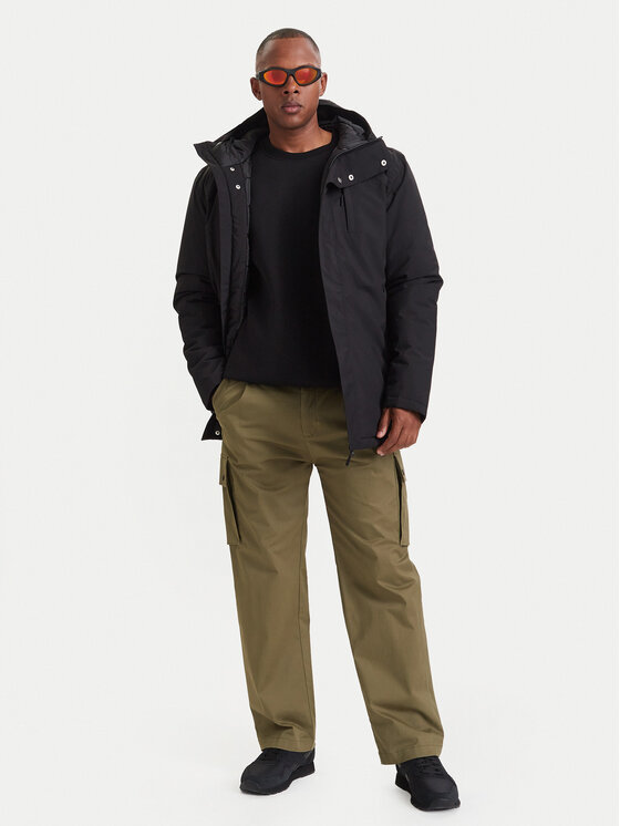 Reebok Reebok Winterjacke RCC00079 Schwarz Regular Fit