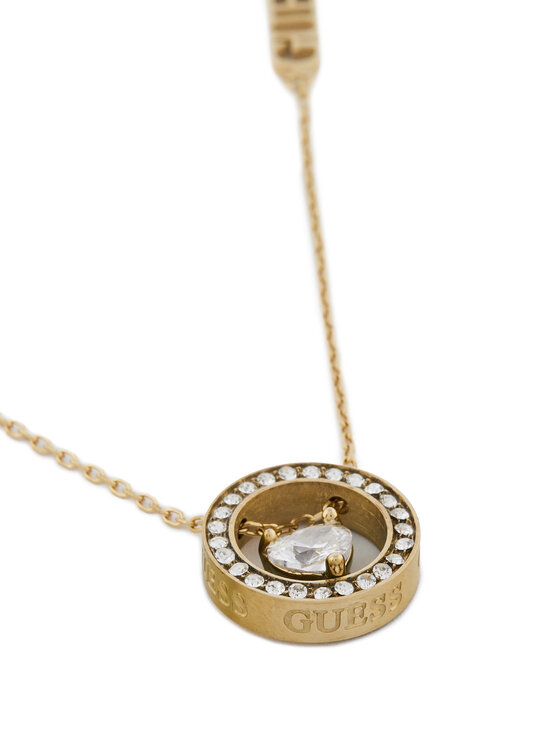 Guess Naszyjnik Guess JUBN04 665JW Złoty