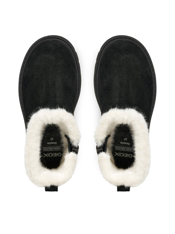 Geox Čižmy Geox J Shaylax Wpf J46EYA 00022 C9999 M Čierna