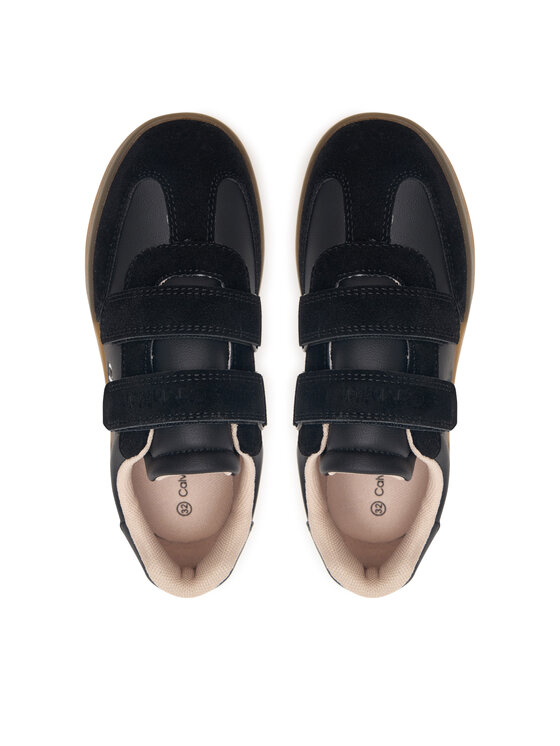 Calvin Klein Sneakersy Calvin Klein Low Cut Velcro Sneaker V1X9-83443-0318 S Czarny