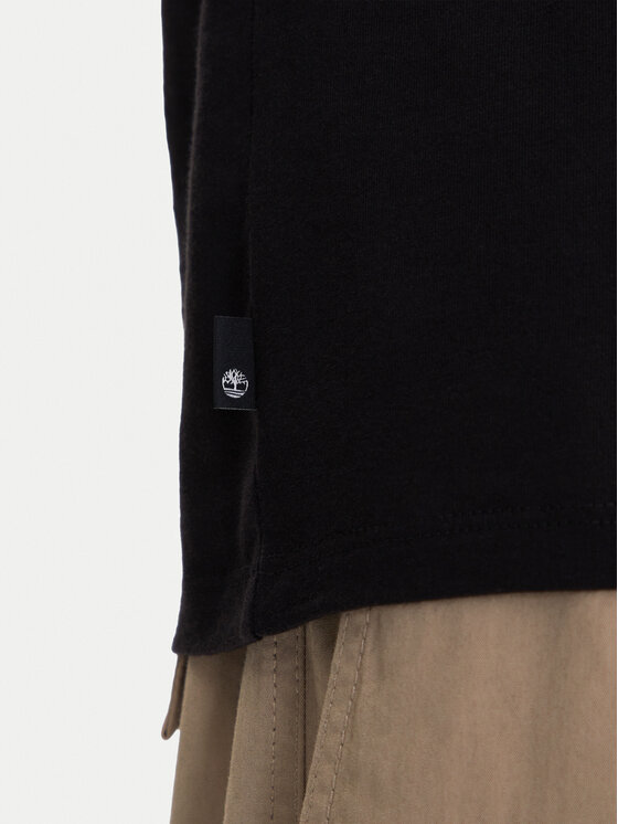 Timberland Timberland Футболка TB0A5WQQ Чорний Regular Fit