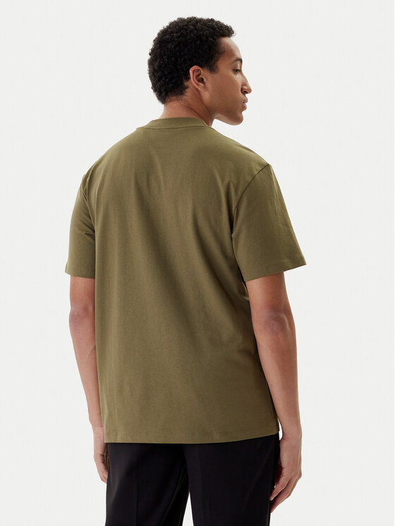 HUGO HUGO Футболка Dapolino 50488330 Хакі Relaxed Fit