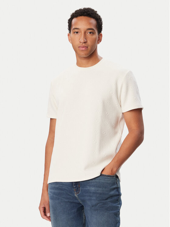 Guess Guess Camiseta M6BP31 K6723 Crema Regular Fit