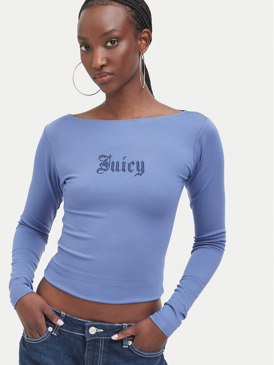 Juicy Couture Juicy Couture Bluza JCWCT226329 Modra Slim Fit
