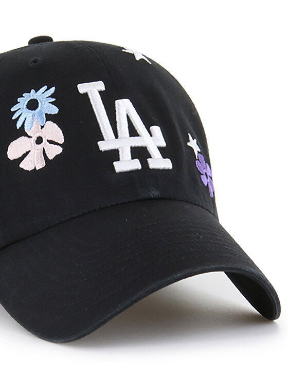 47 Brand Kepurė su snapeliu 47 Brand MLB Los Angeles Dodgers B-FLRAC12GWS Juoda