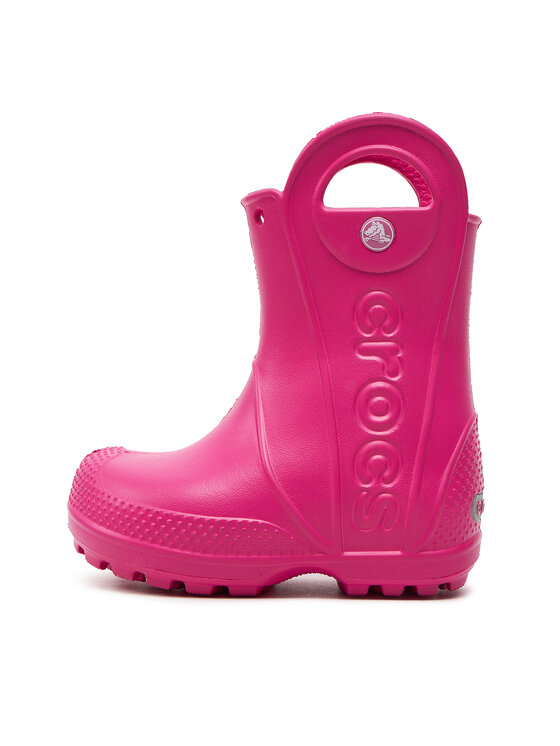 Crocs Cizme de cauciuc Crocs Handle It Rain Boot Kids 12803 Roz