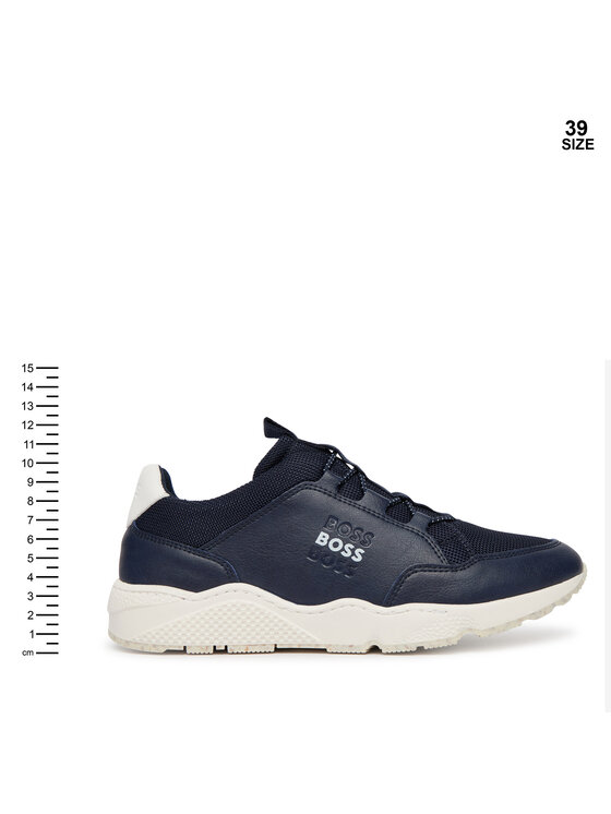 BOSS Sneakersy BOSS J52805 S Tmavomodrá