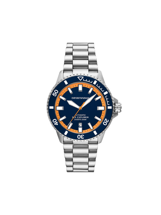 Emporio Armani Годинник Emporio Armani Sea Explorer AR60090 Срібний