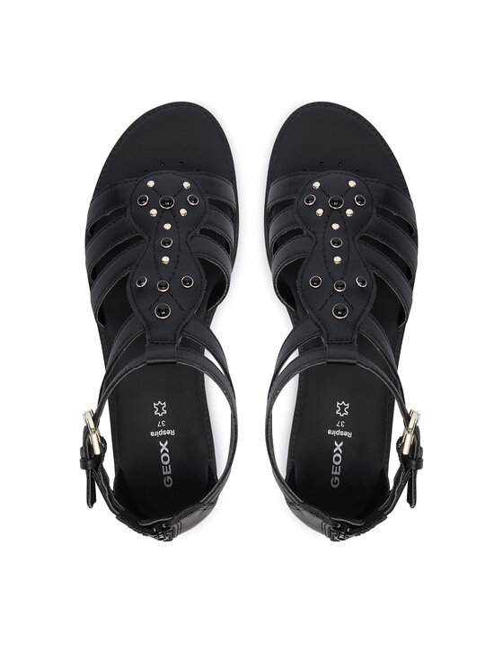 Geox Sandále Geox Jr Sandal Karly J6535D 000BC C9258 D Čierna