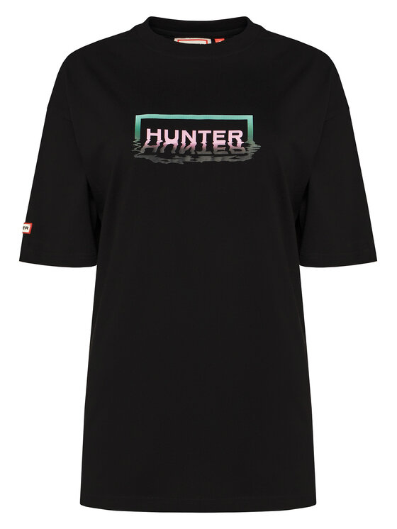 Hunter Hunter Футболка Abele UNISEX HARU0007251 Чорний Regular Fit