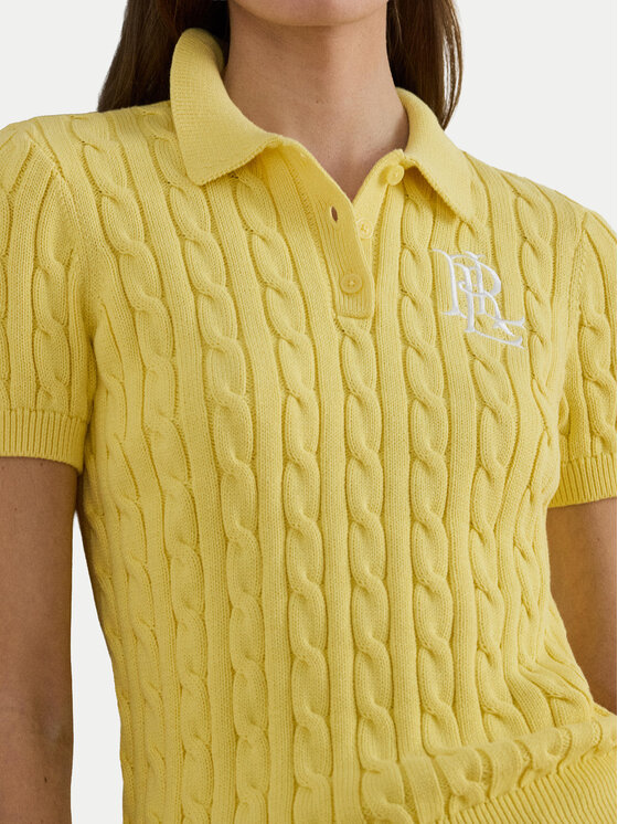 LAUREN RALPH LAUREN LAUREN RALPH LAUREN Поло 200932224017 Світло-жовтий Slim Fit