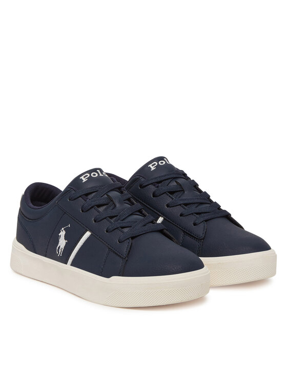 Polo Ralph Lauren Sneakersy Polo Ralph Lauren Frazier RL01267410 Tmavomodrá