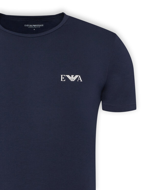 Emporio Armani Underwear Emporio Armani Underwear Komplet t-shirt majic﻿ EM001849 AF14131 MB143 Mornarsko modra Fitted Fit