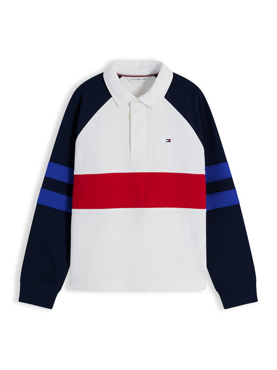 Tommy Hilfiger Tommy Hilfiger Polo Colourblock KB0KB10584 Blanco Regular Fit