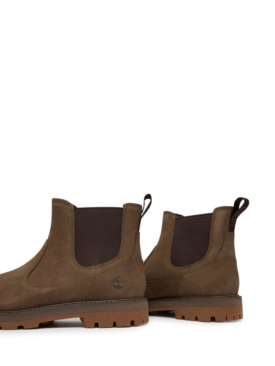 Timberland Gležnjarji Chelsea Timberland Britton Road TB0A6A4WEM51 Rjava