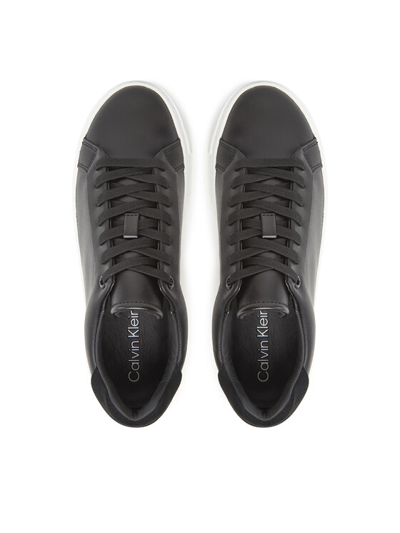 Calvin Klein Sneakers Calvin Klein Ff Cupsole Lace Up Lth HW0HW02570 Negru