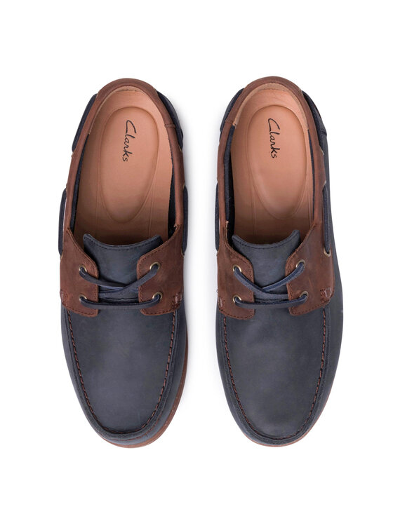 Clarks Mokaszin Clarks Pickwell Sail 261502317 Sötétkék