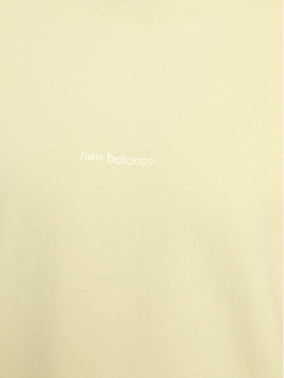 New Balance New Balance Camiseta Athletics Linear T-Shirt MT33560 Amarillo Regular Fit